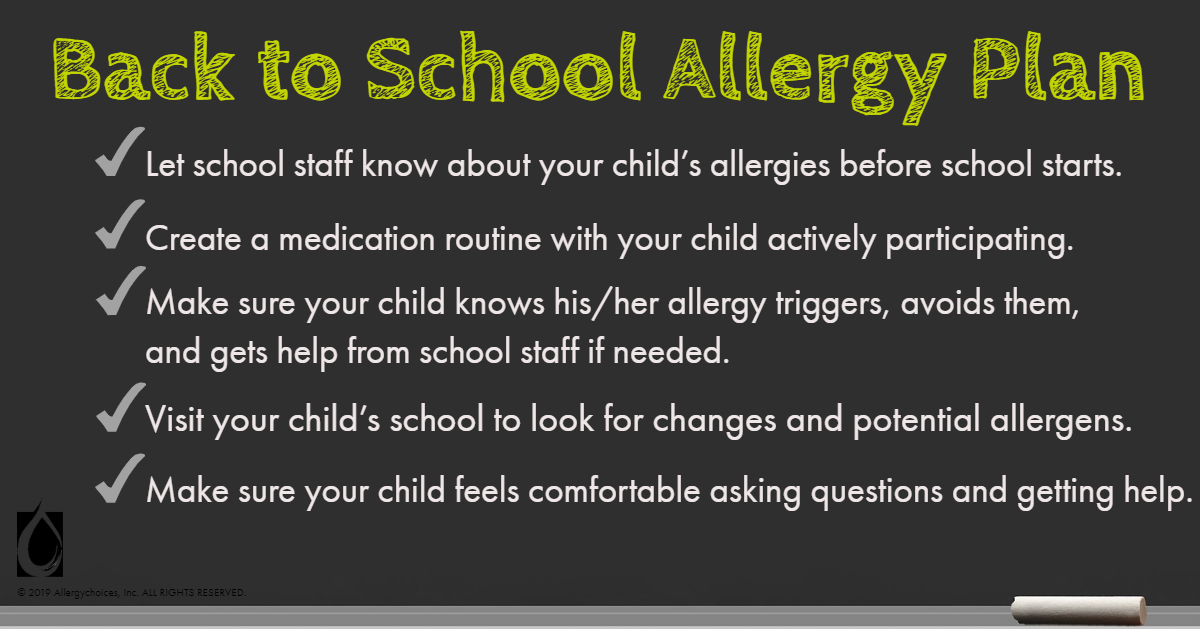 Make school less stressful with planning for the allergic child & school staff. Parents & educators can work together to help your allergic child stay safe.